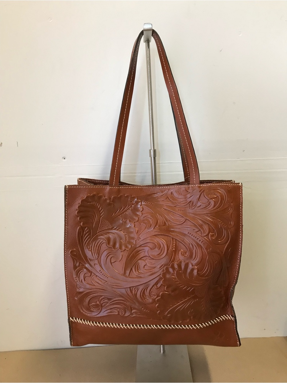 Patricia Nash 3 Piece Set Tooled Toscano Tote Bag & Wallets in Florence